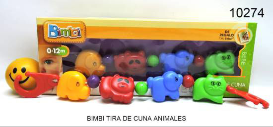 Imagen de BIMBI TIRA DE CUNA ANIMALES 4.26